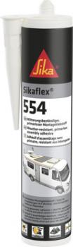 Montageklebstoff Sikaflex-554 Weiß - 300 ml Kartusche